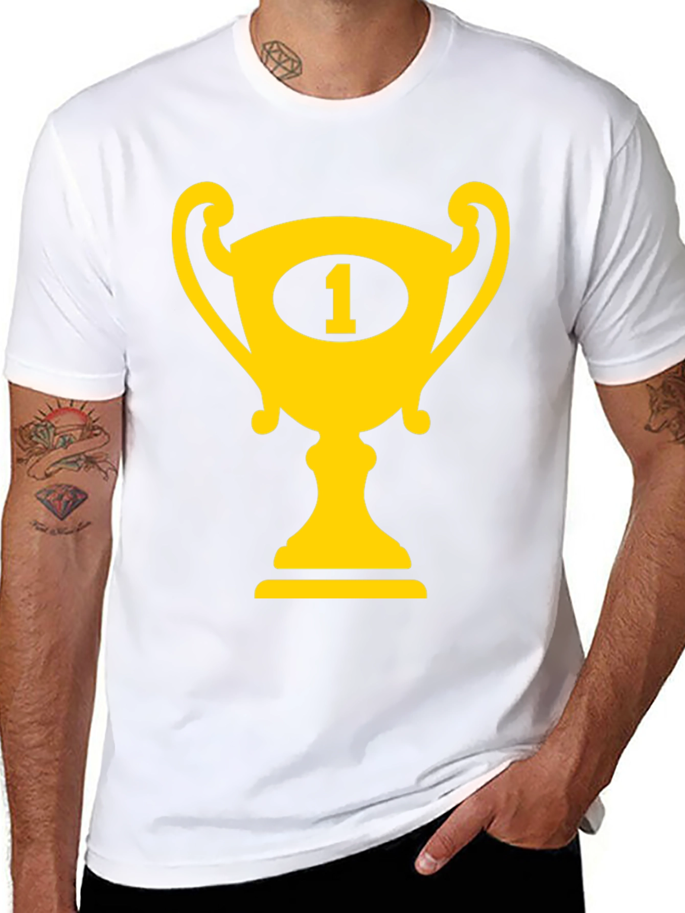 Champion T-Shirt - Number One Trophy Graphic