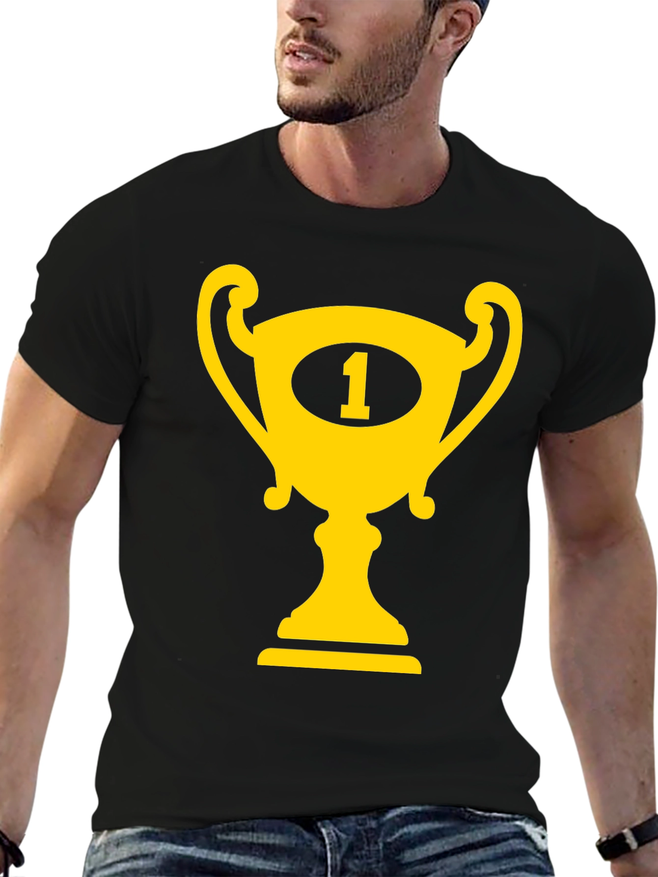 Champion T-Shirt - Number One Trophy Graphic