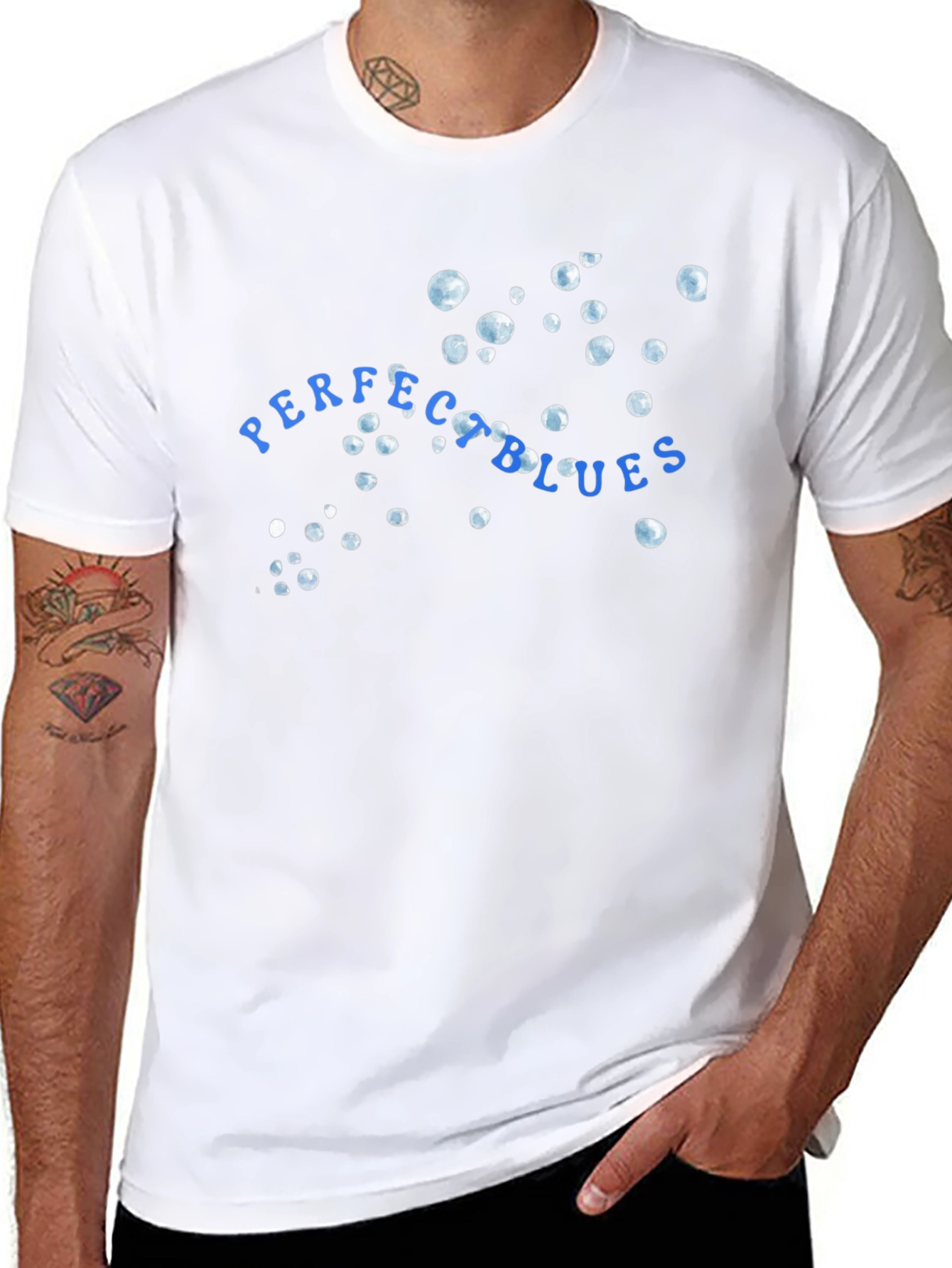 Perfect Blues Black T-Shirt - Casual & Stylish