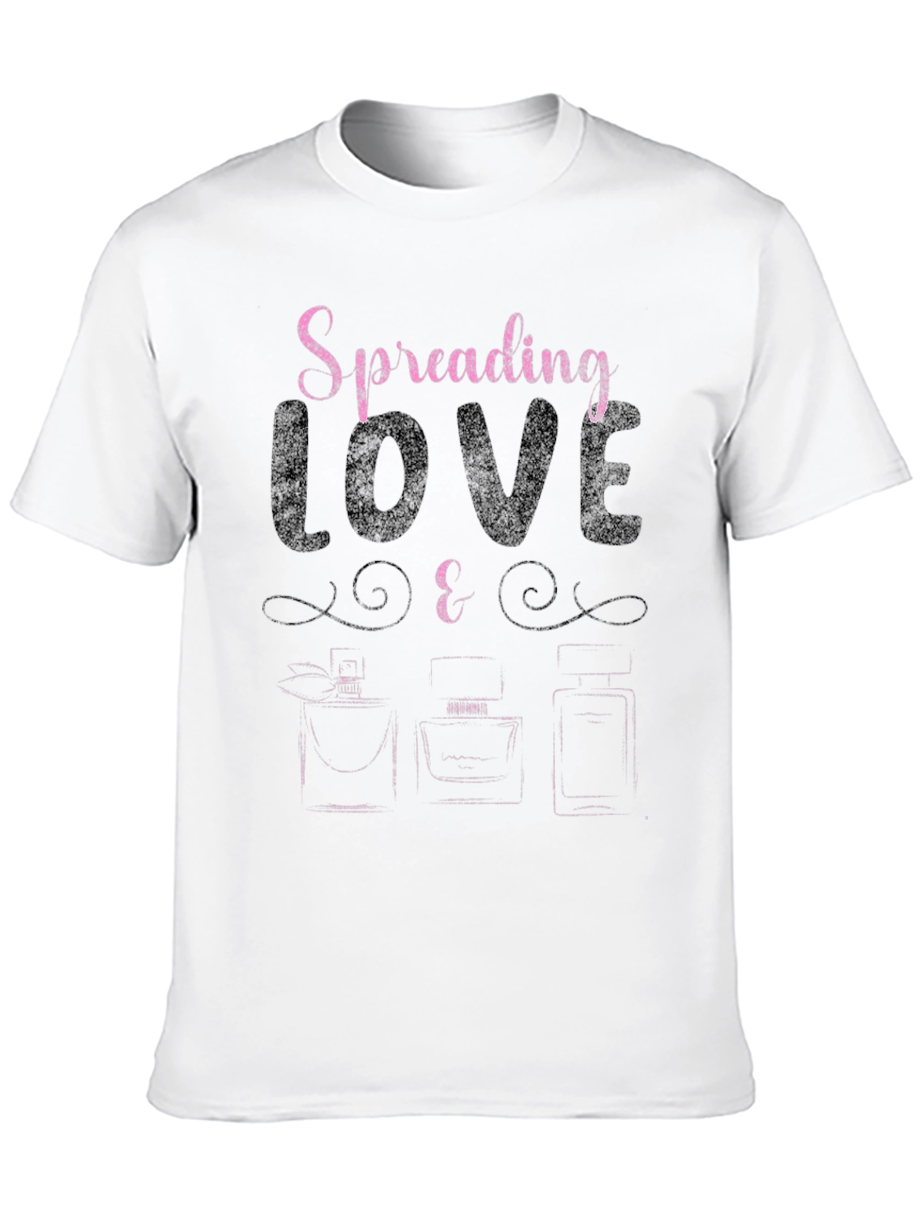 Spreading Love & Perfume Graphic Tee - Trendy