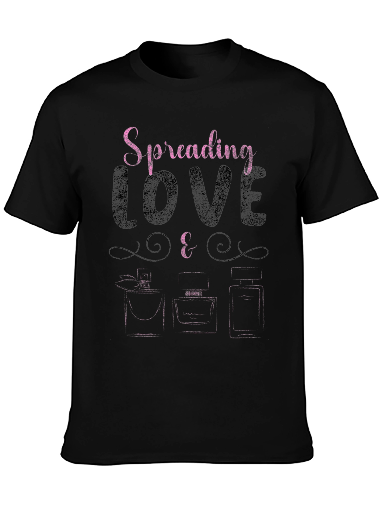 Spreading Love & Perfume Graphic Tee - Trendy