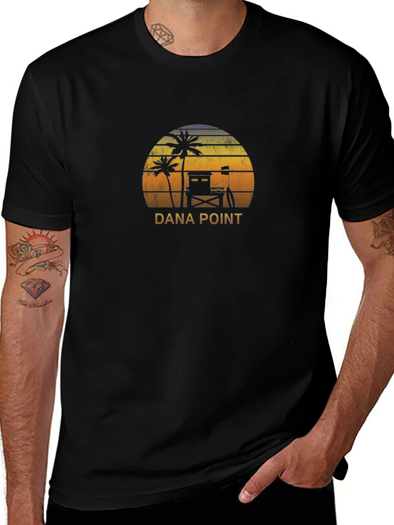 Dana Point Palm Sunset T-Shirt