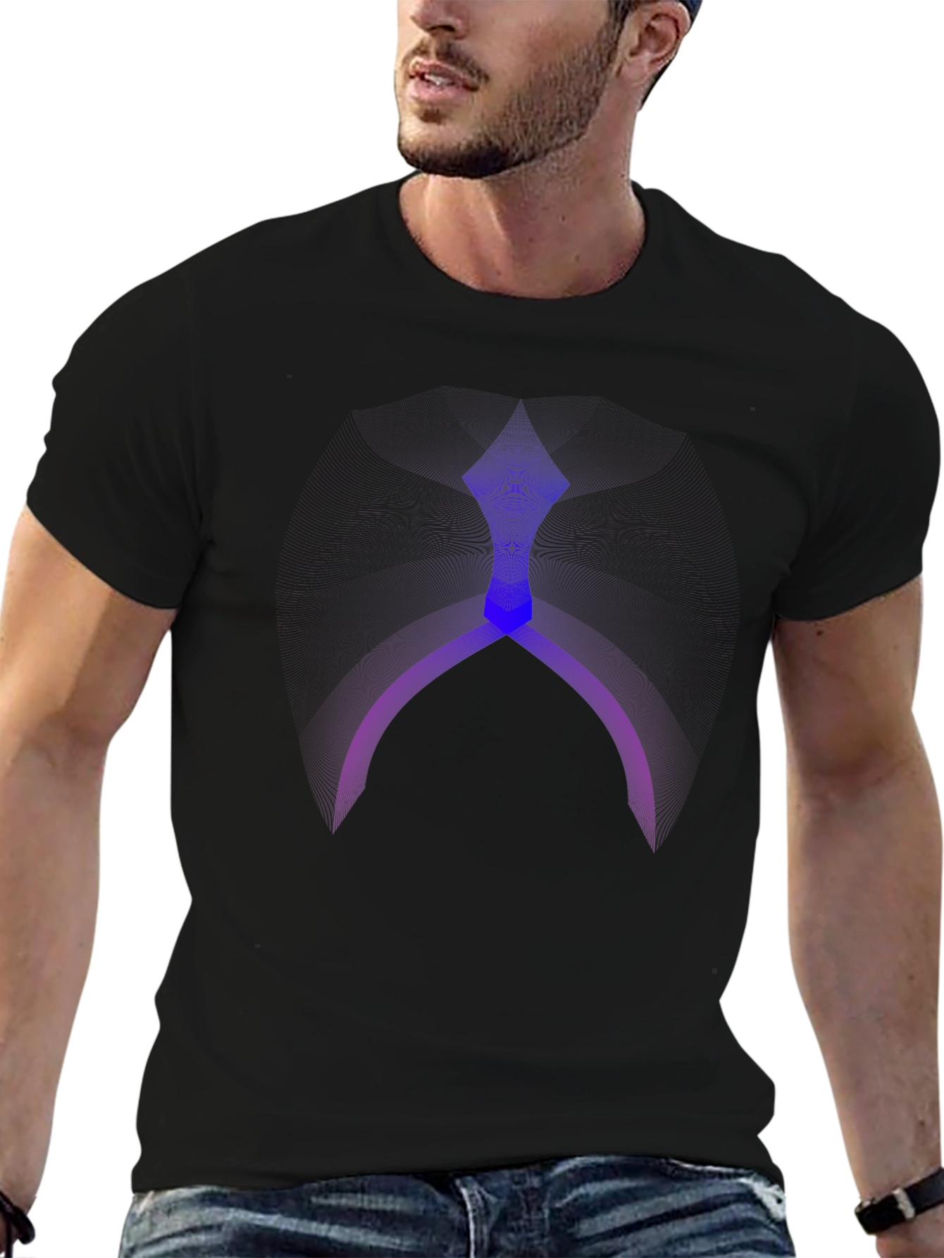 Mystic Symbol Graphic Black T-Shirt