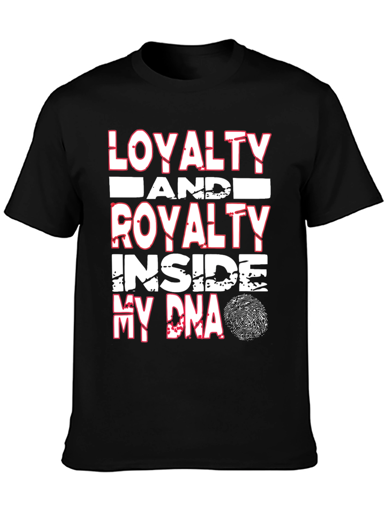 Loyalty & Royalty DNA Black Graphic Tee