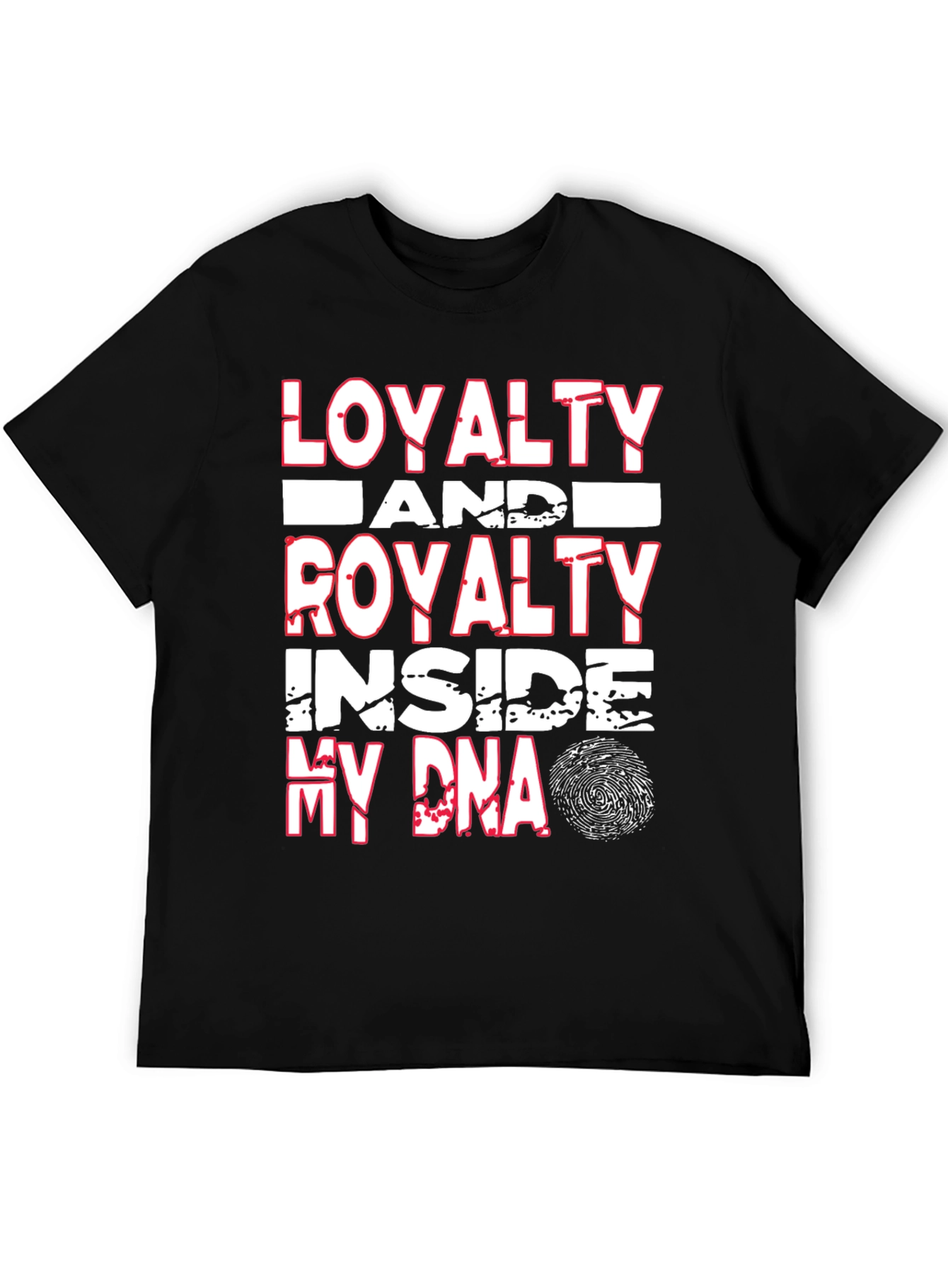 Loyalty & Royalty DNA Black Graphic Tee