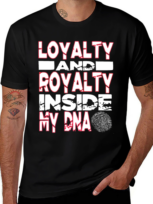 Loyalty & Royalty DNA Black Graphic Tee