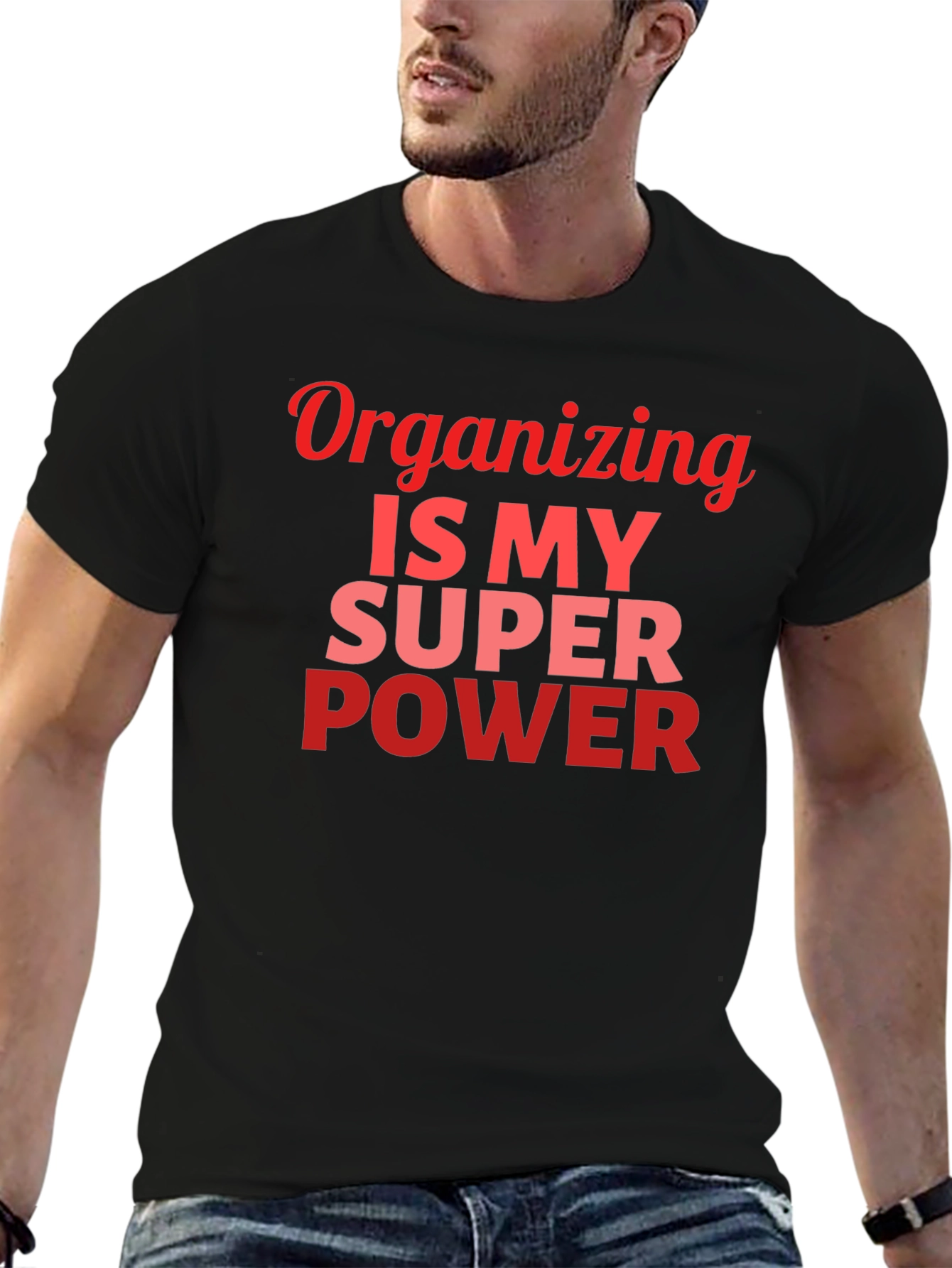 Organizing Is My Superpower Graphic T-Shirt