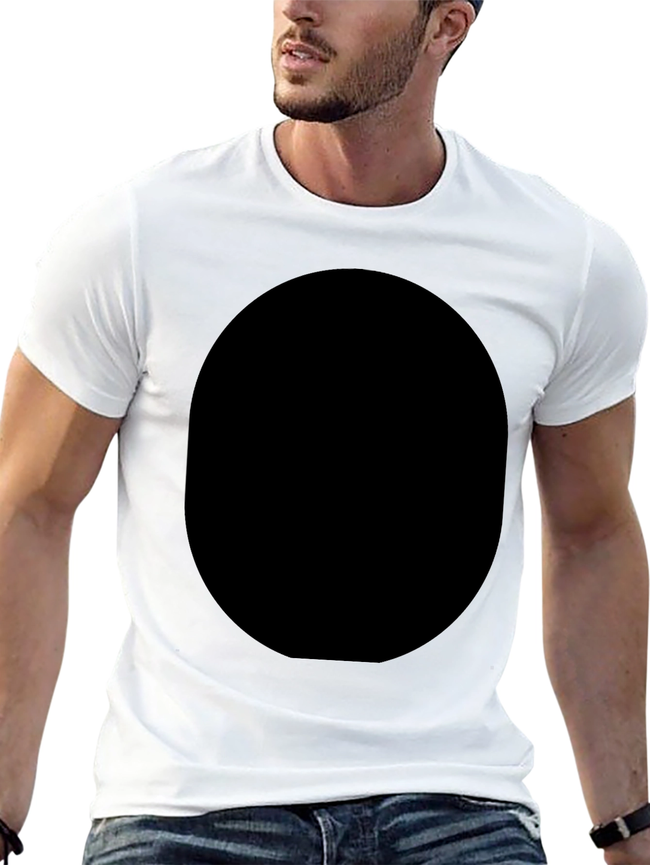 Classic Black Crew Neck T-Shirt | Everyday Casual Wear