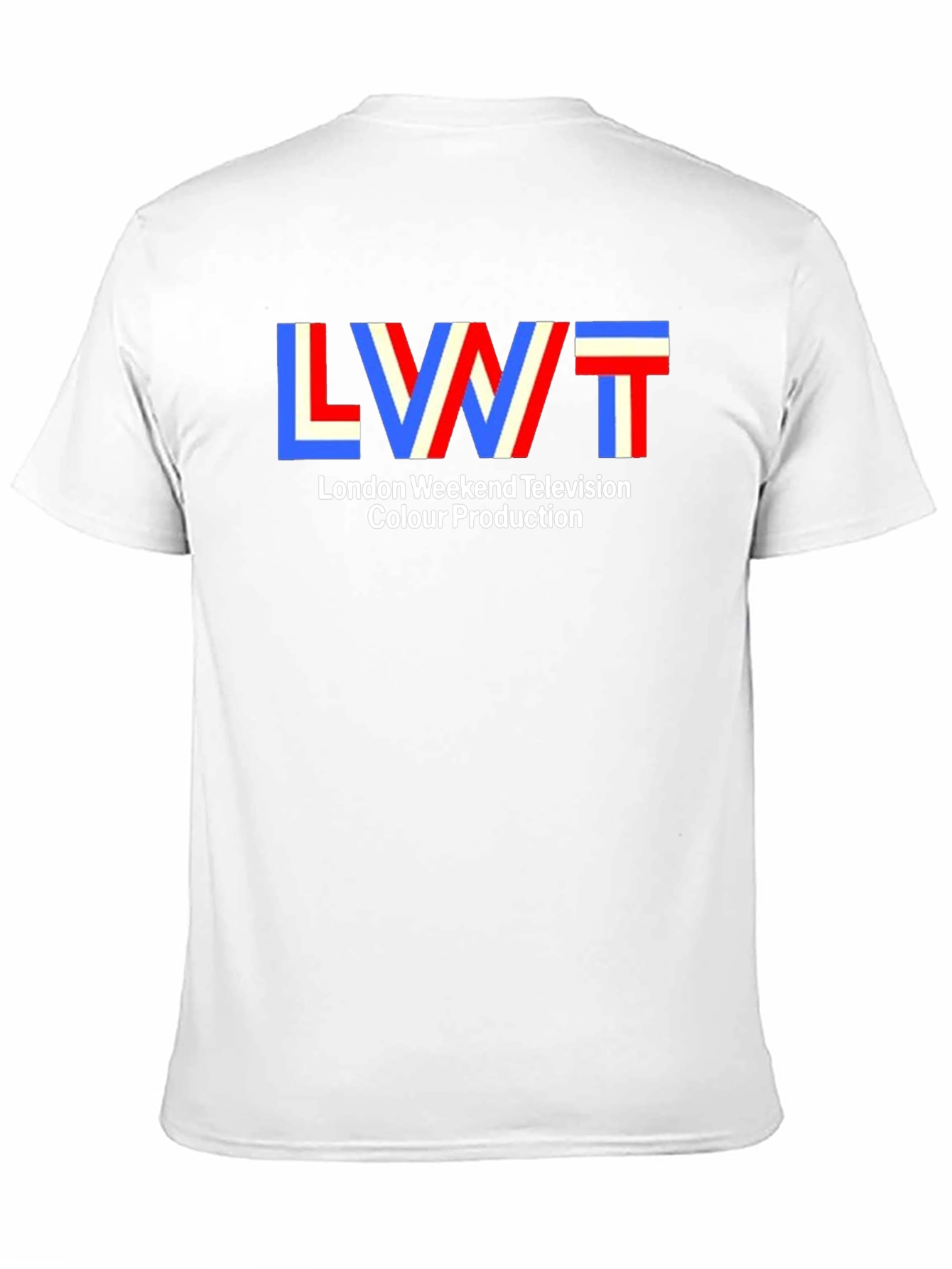 LWT London Weekend Television Retro Black T-Shirt