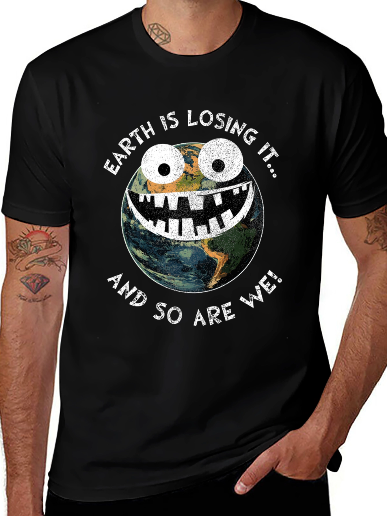 Earth Is Losing It Graphic T-Shirt