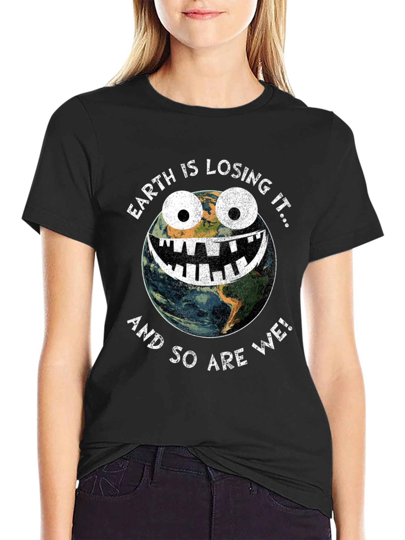 Earth Is Losing It Graphic T-Shirt