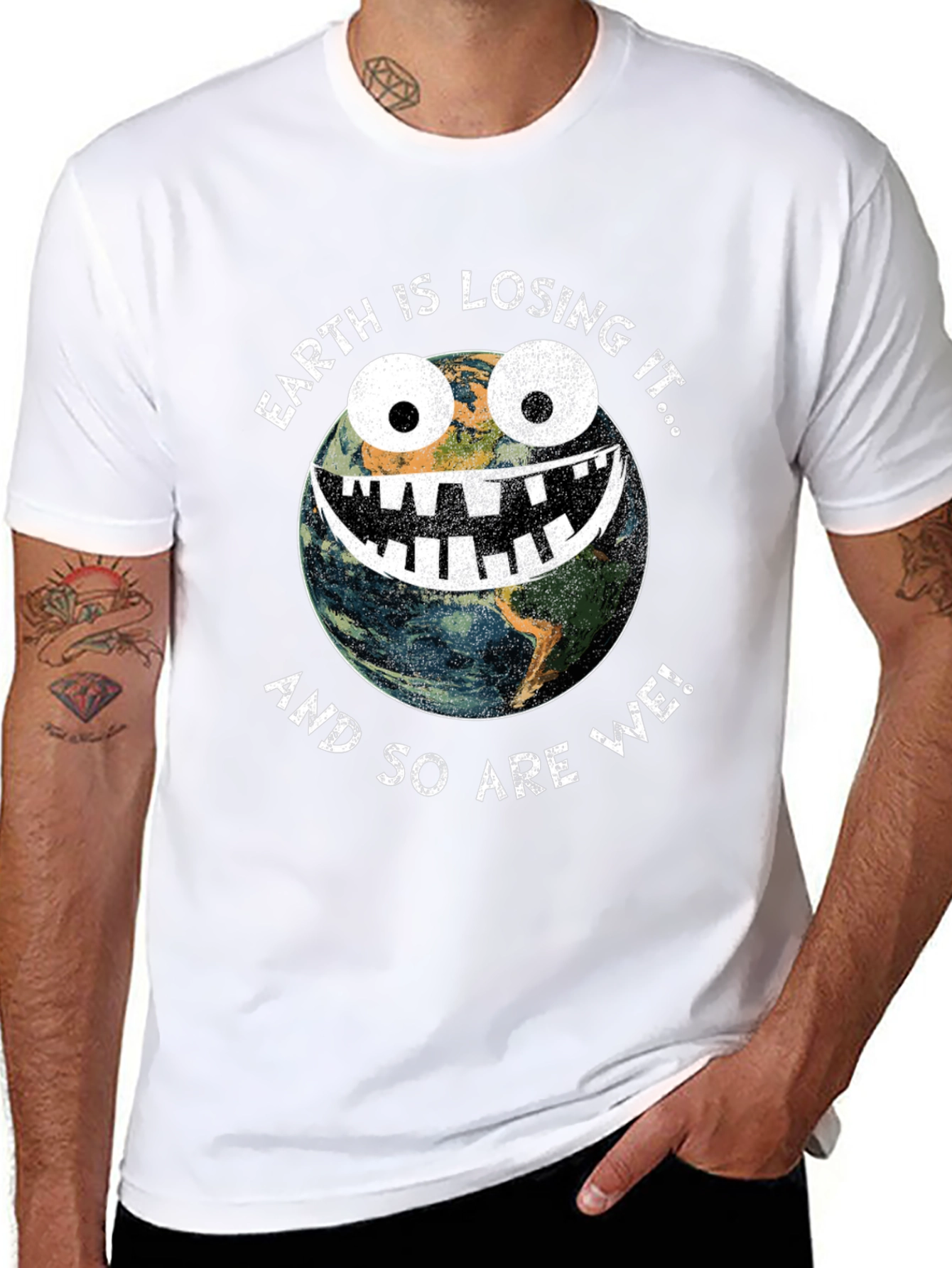 Earth Is Losing It Graphic T-Shirt