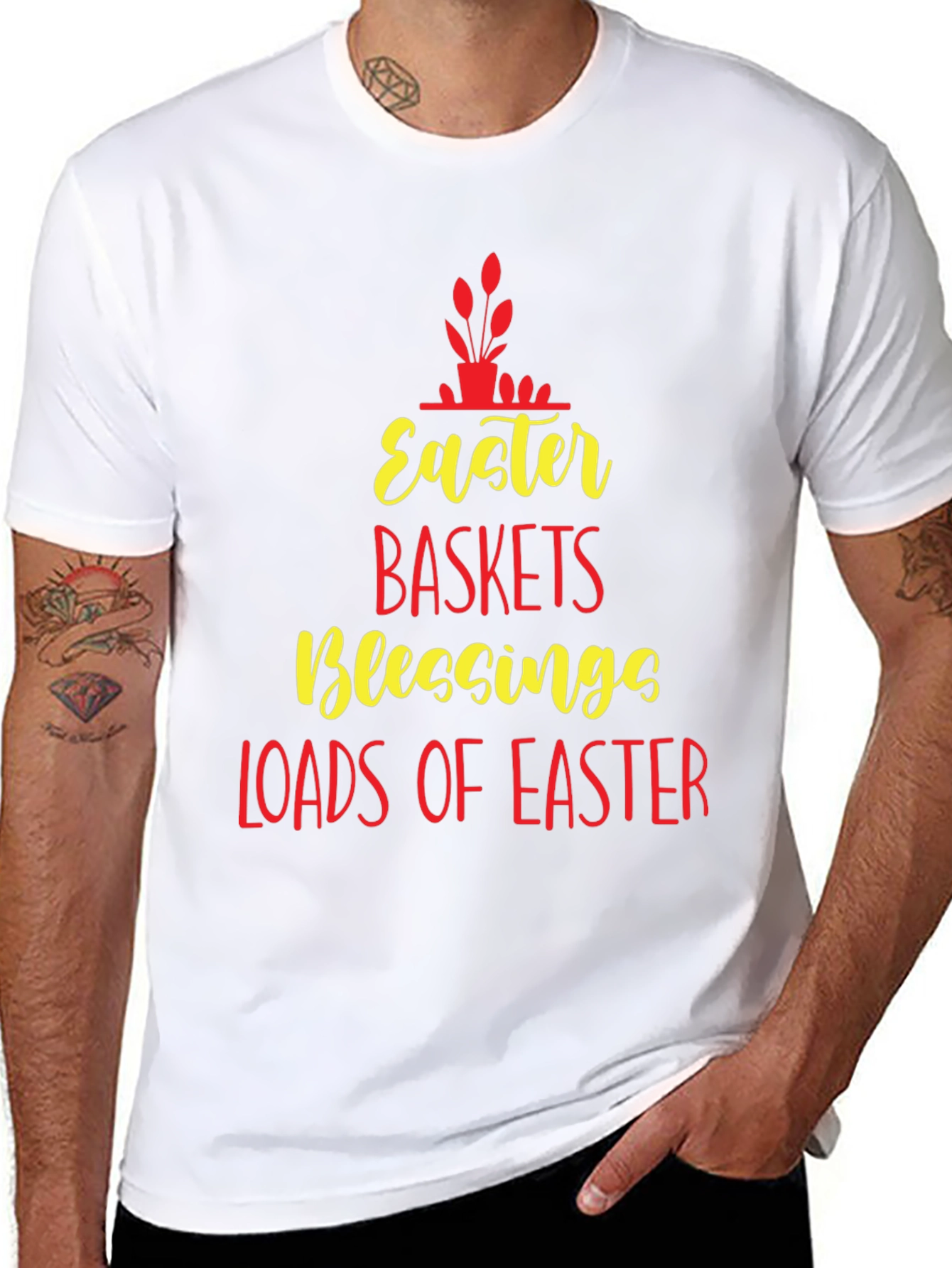 Easter Blessings Black T-Shirt
