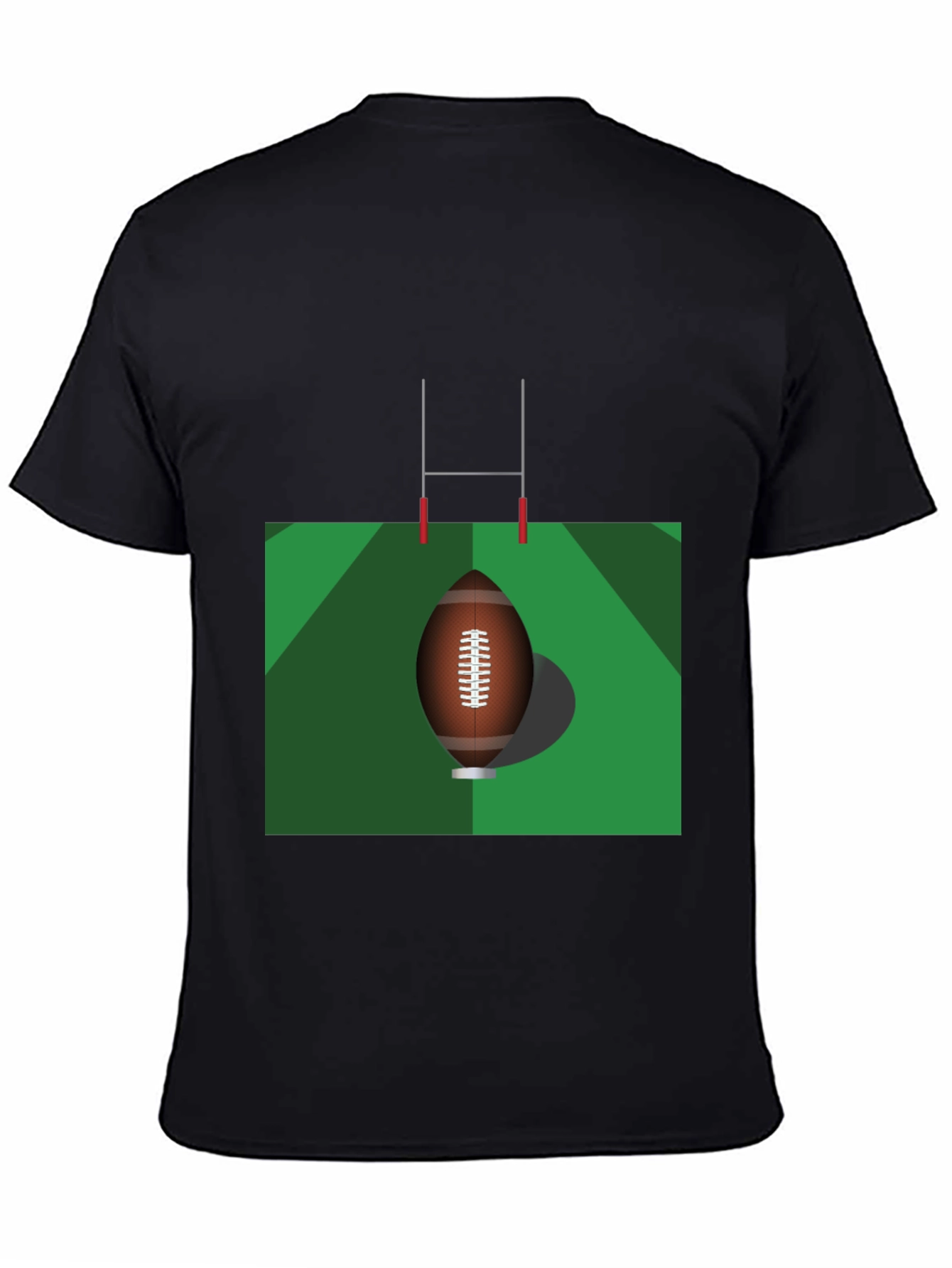 Rugby Graphic Tee - Classic Black