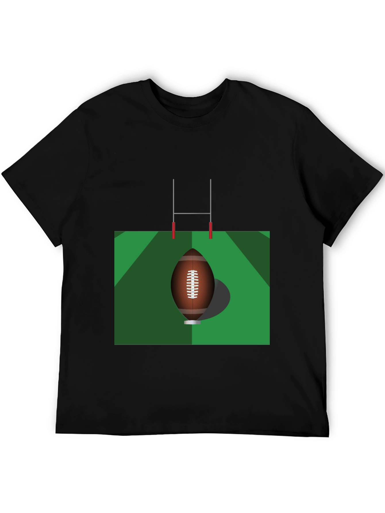 Rugby Graphic Tee - Classic Black