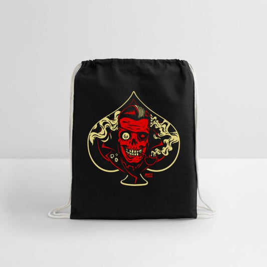 Ace of Spades Rockabilly Skull