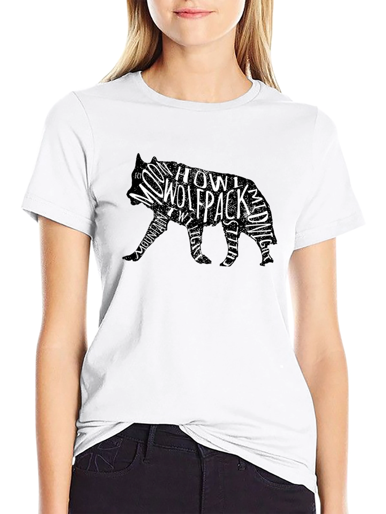 Wolfpack Graphic Tee - Midnight Howl Design