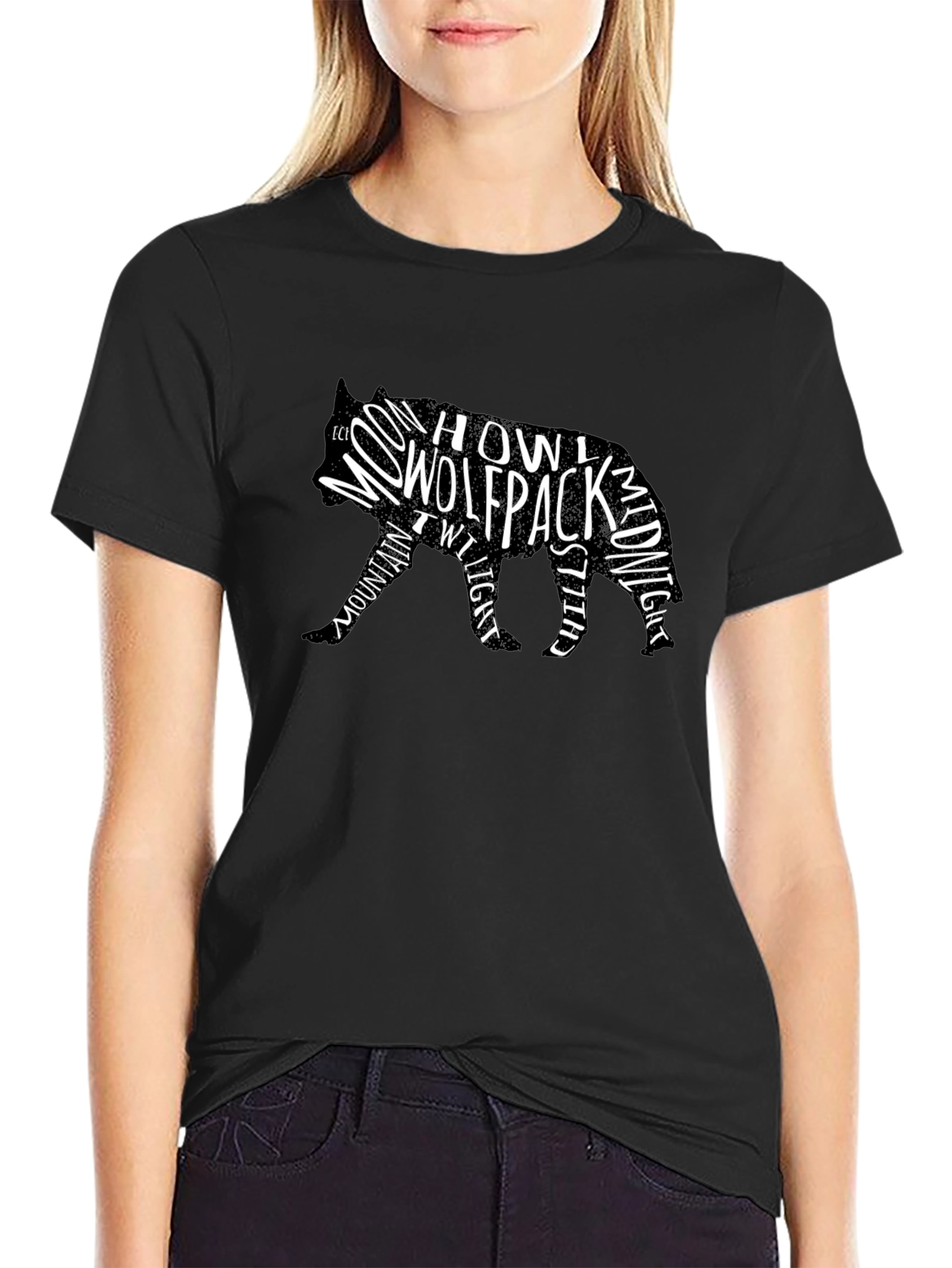 Wolfpack Graphic Tee - Midnight Howl Design