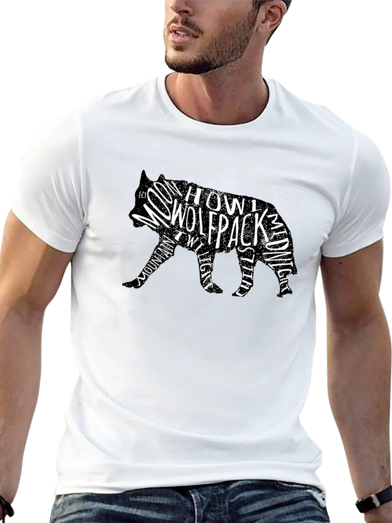 Wolfpack Graphic Tee - Midnight Howl Design
