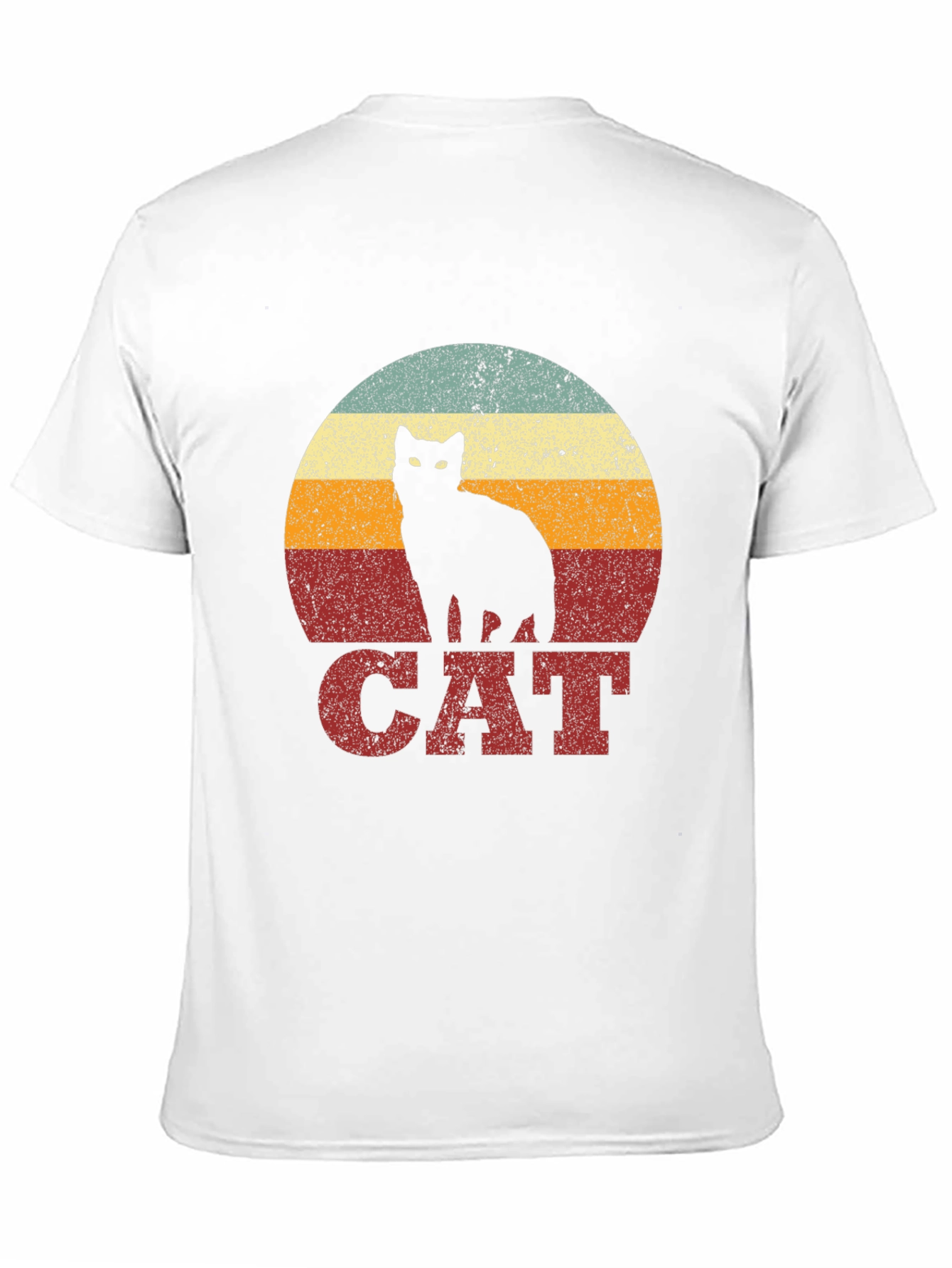 Retro Cat Graphic T-Shirt