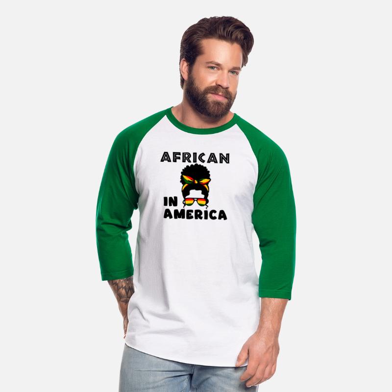 African in America Red, Yellow, Green Design
