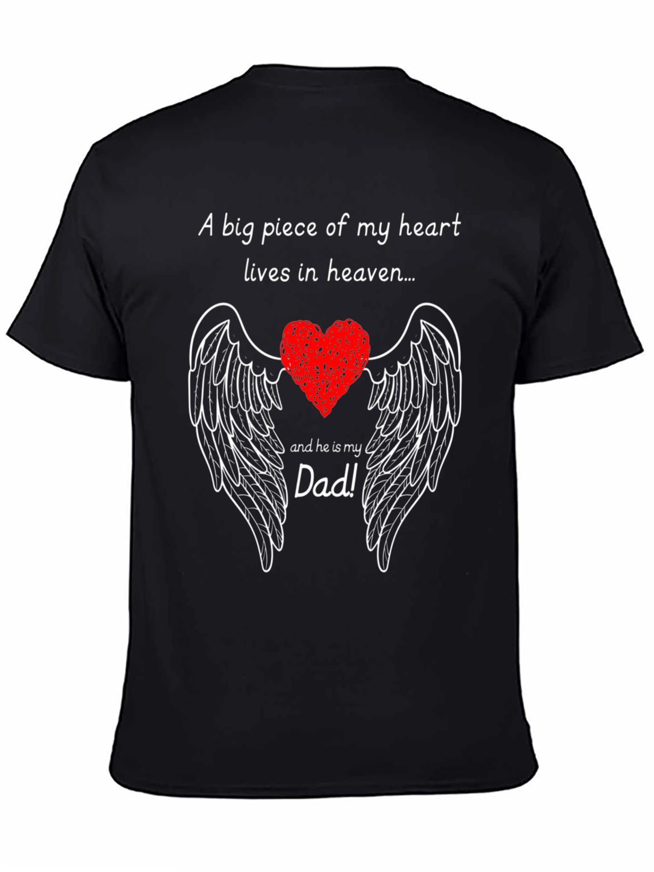 Dad in Heaven Memorial T-Shirt