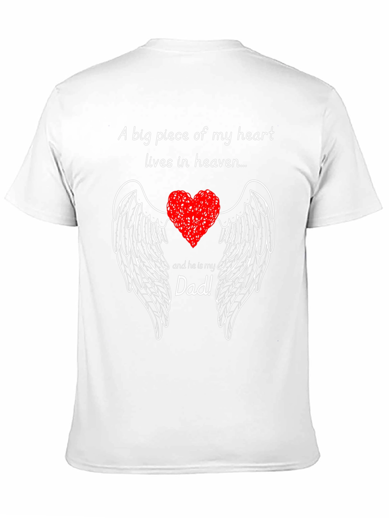 Dad in Heaven Memorial T-Shirt