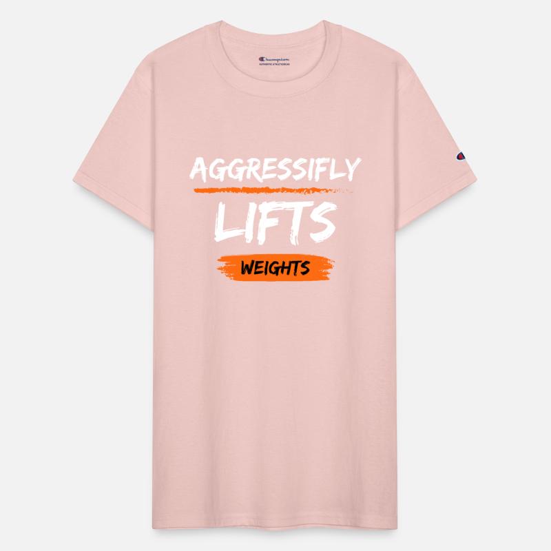 aggressifly lifts weights