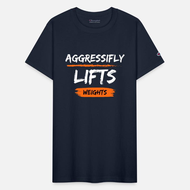 aggressifly lifts weights