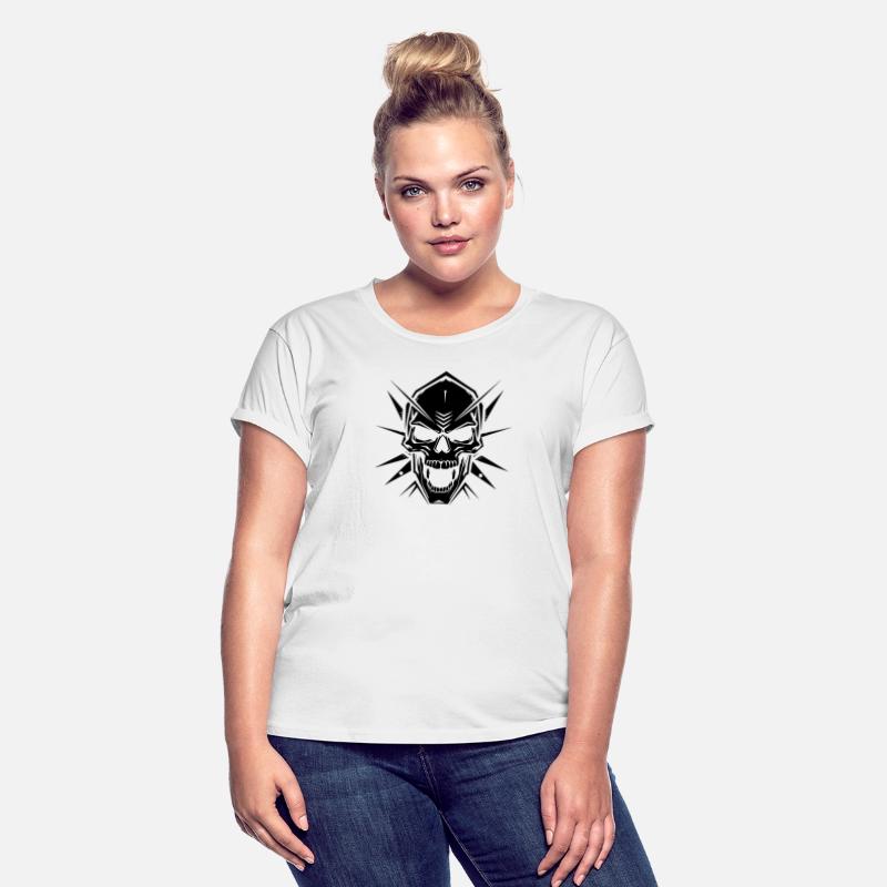 Aggressive evil skull