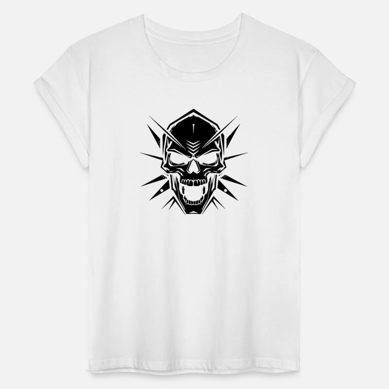 Aggressive evil skull