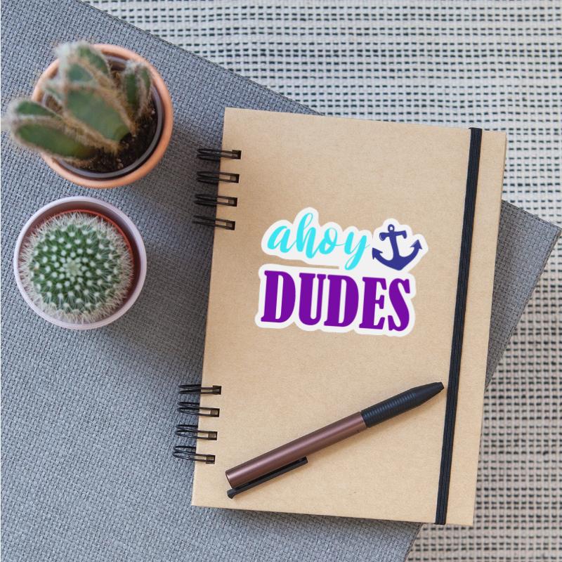 Ahoy Dudes Nautical Summer Tee