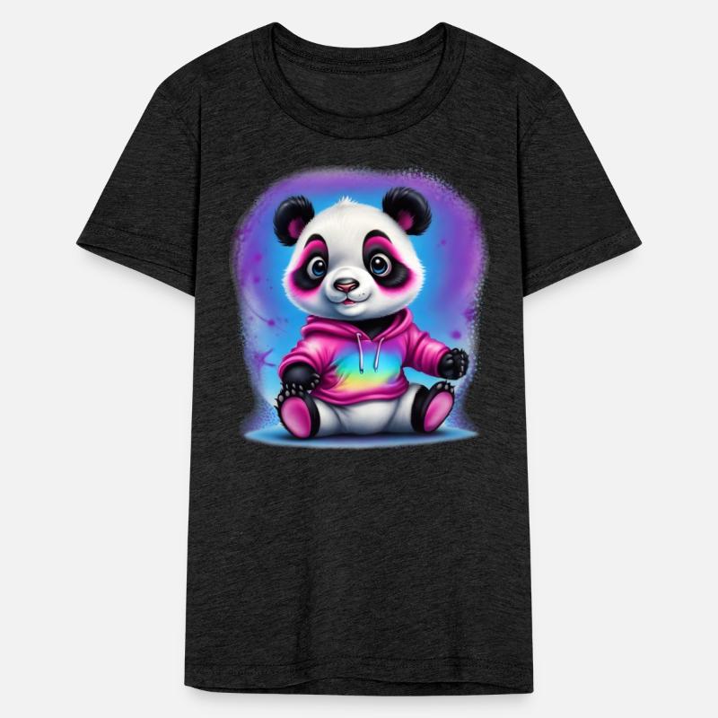 AI Airbrushed Panda Cartoon