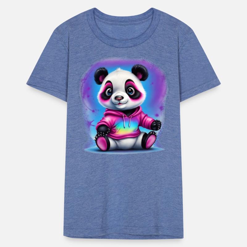 AI Airbrushed Panda Cartoon
