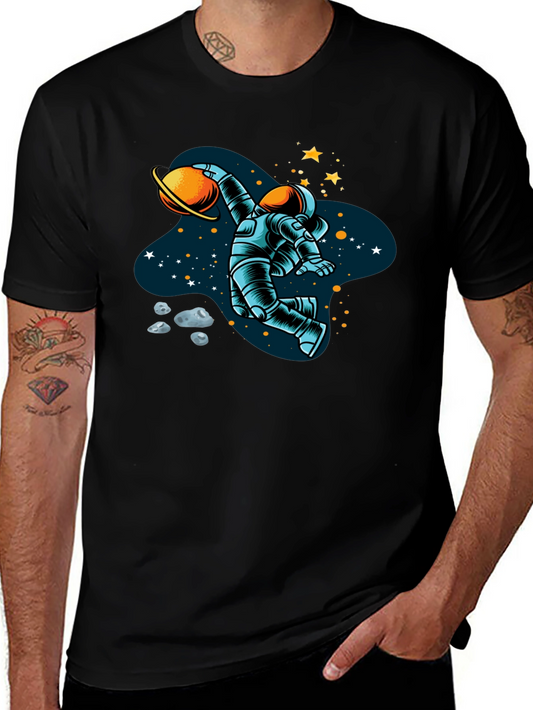 Astronaut Planet Dunk Graphic T-Shirt