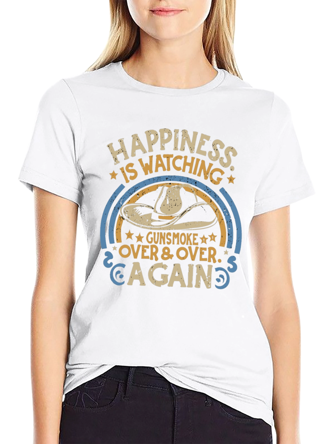 Happiness Is Watching Gunsmoke T-Shirt