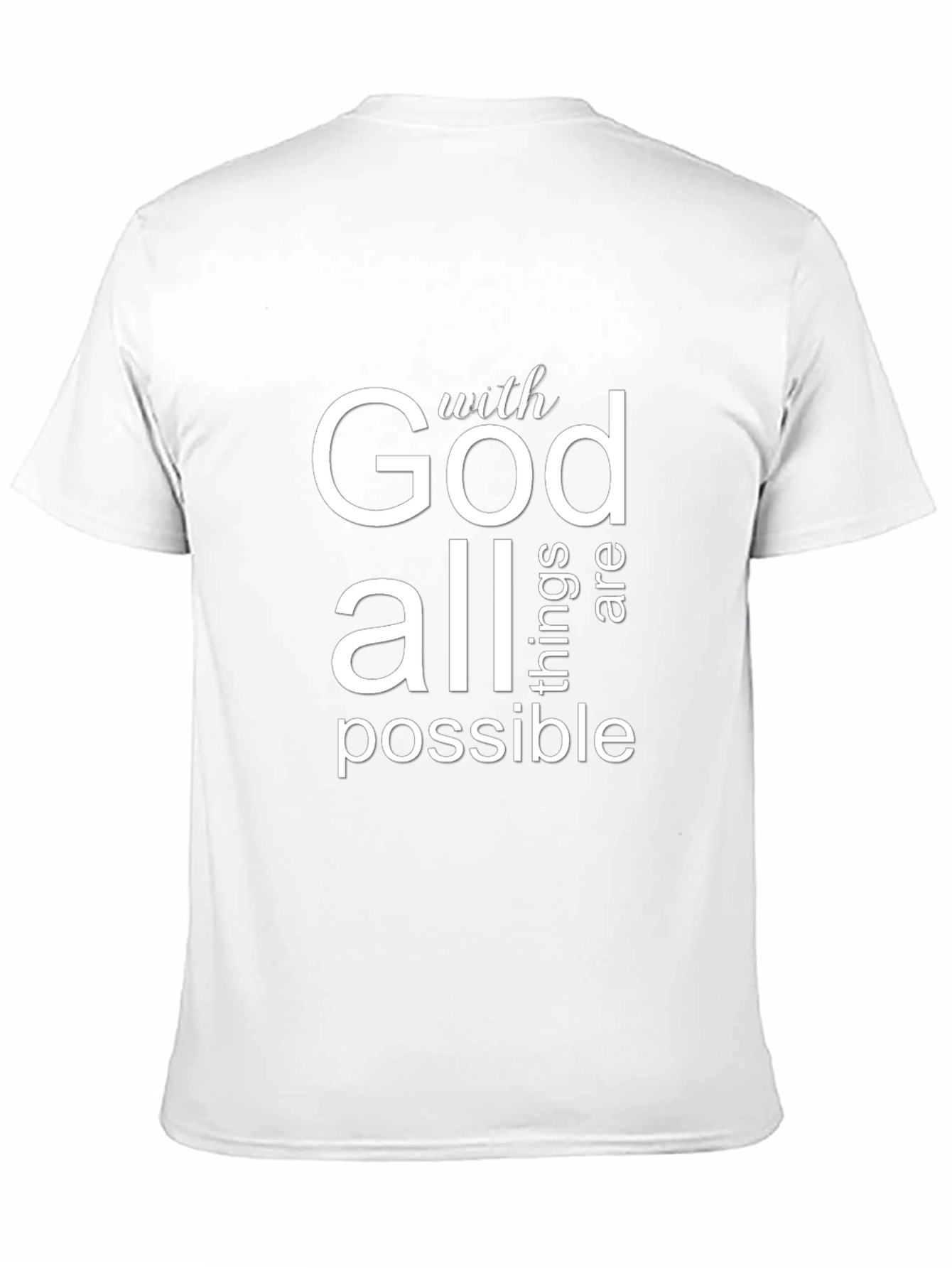With God All Things Are Possible Tee