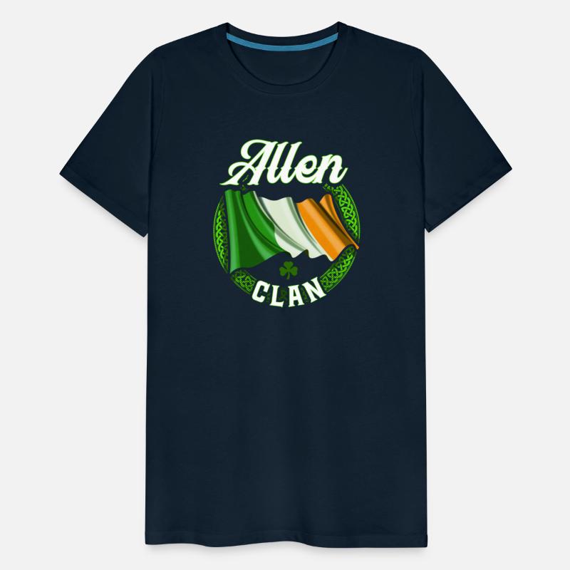 Allen Surname Irish Last Name Ireland Flag