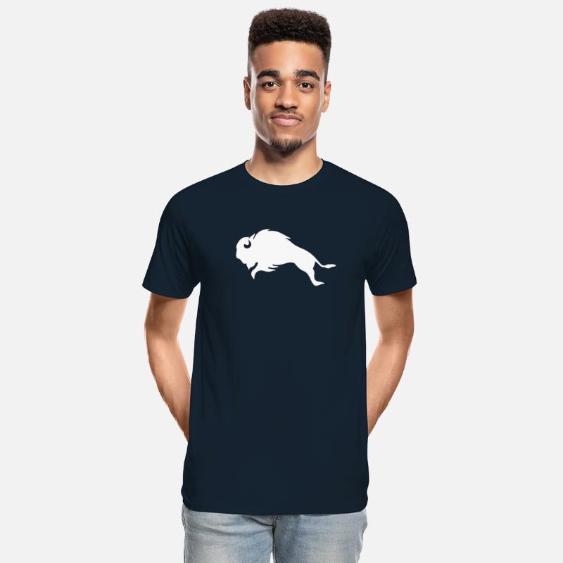 AMERICAN BISON, WISENT, BUFFALO RUNNING