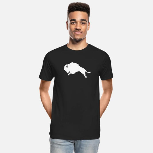 AMERICAN BISON, WISENT, BUFFALO RUNNING