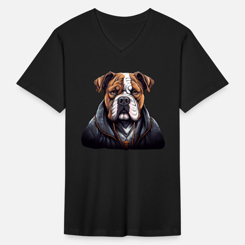 American Bulldog in cool and edgy streetwear