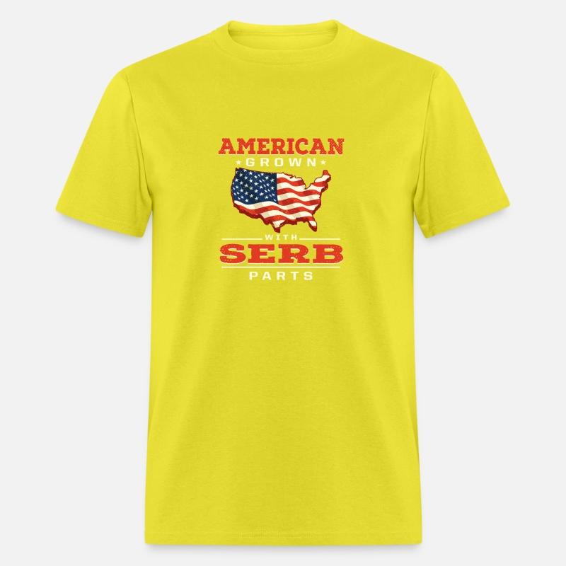 American Grown with Serb Parts Patriotic Serbia Pa