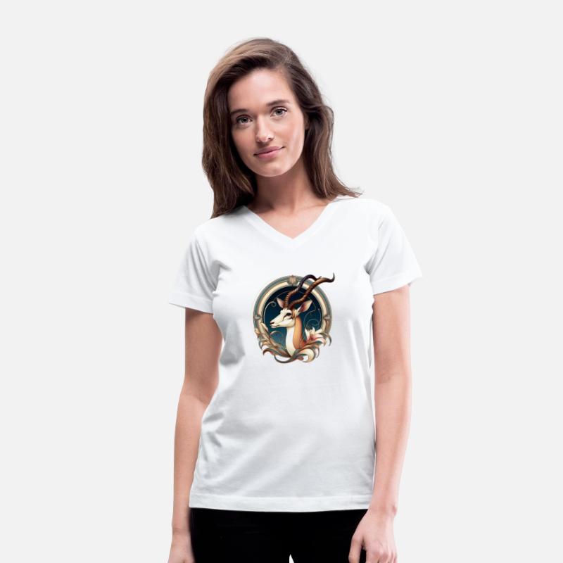 Antelope in Art Nouveau Style T-Shirt