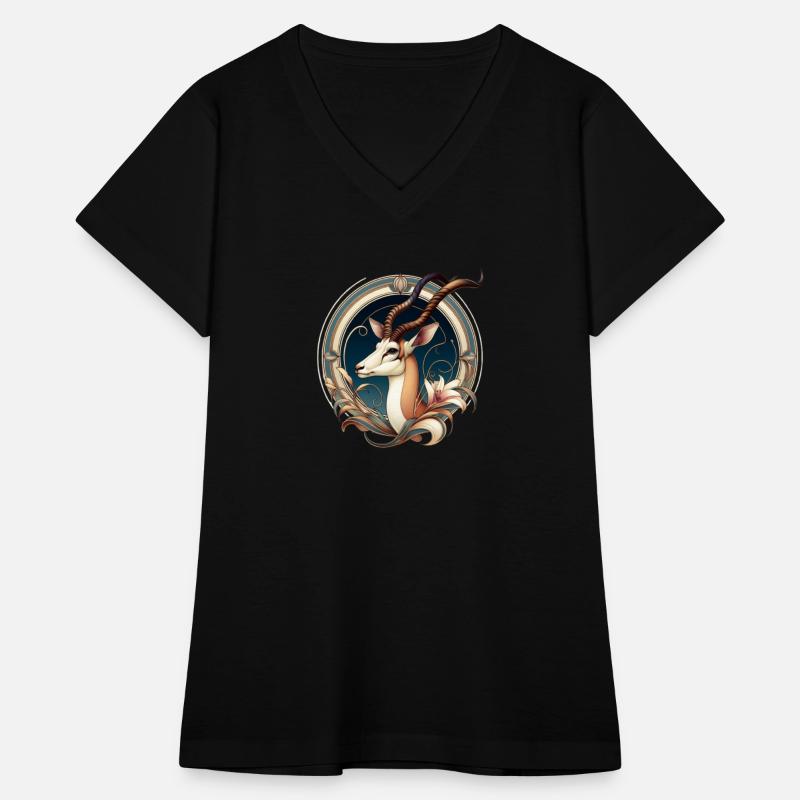 Antelope in Art Nouveau Style T-Shirt