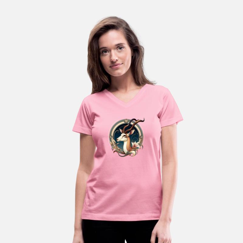 Antelope in Art Nouveau Style T-Shirt