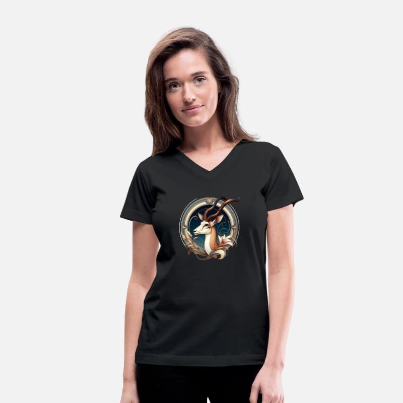 Antelope in Art Nouveau Style T-Shirt