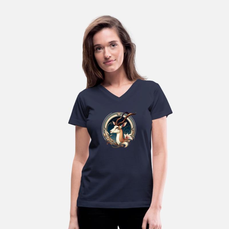 Antelope in Art Nouveau Style T-Shirt