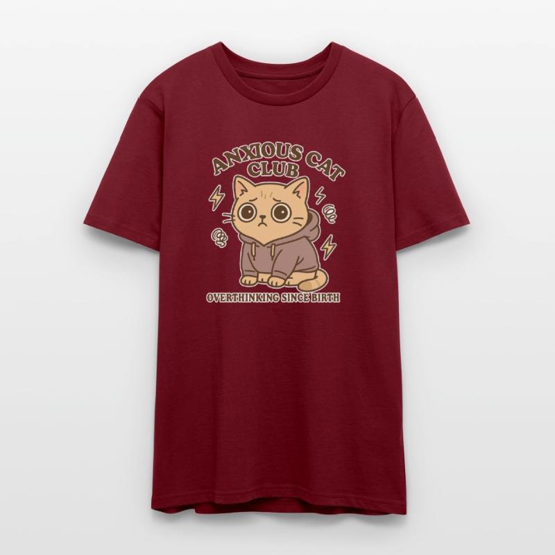 Anxious Cat Club - Overthinking Since Birth