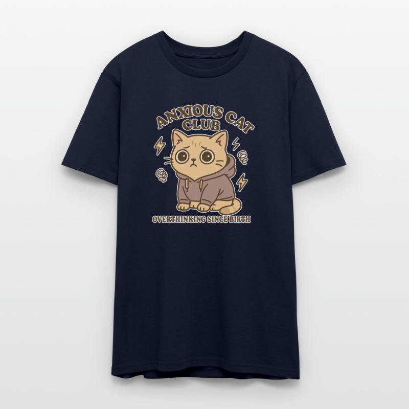 Anxious Cat Club - Overthinking Since Birth