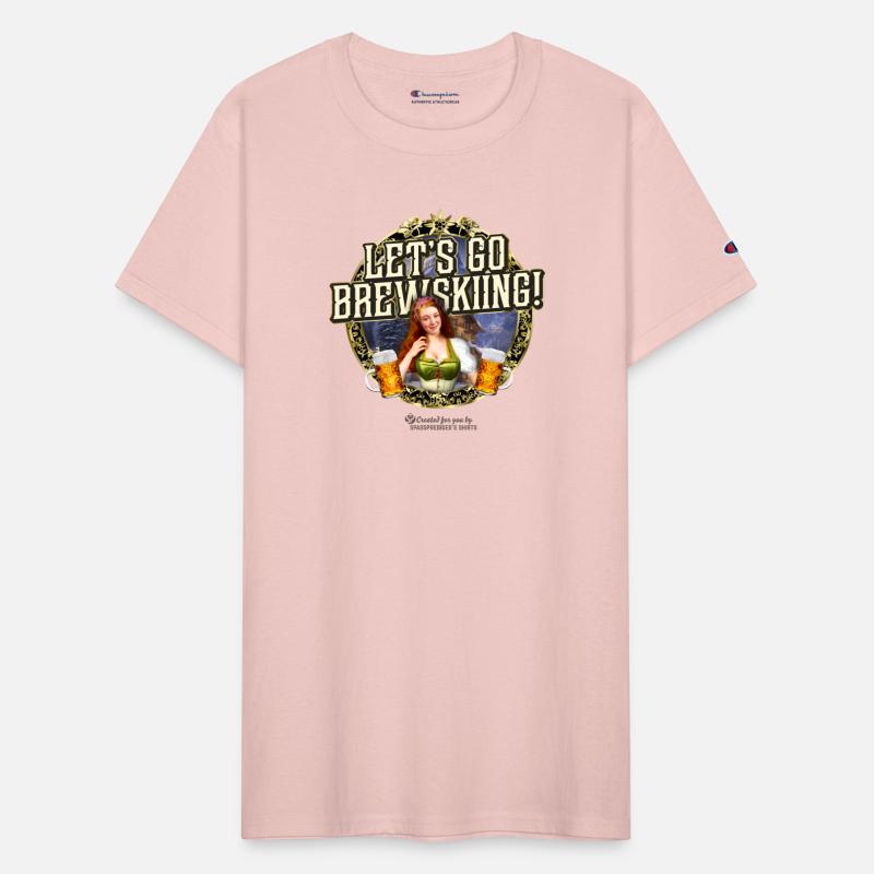 Après Ski Quirky Pun Statement Let's Go Brewskiing